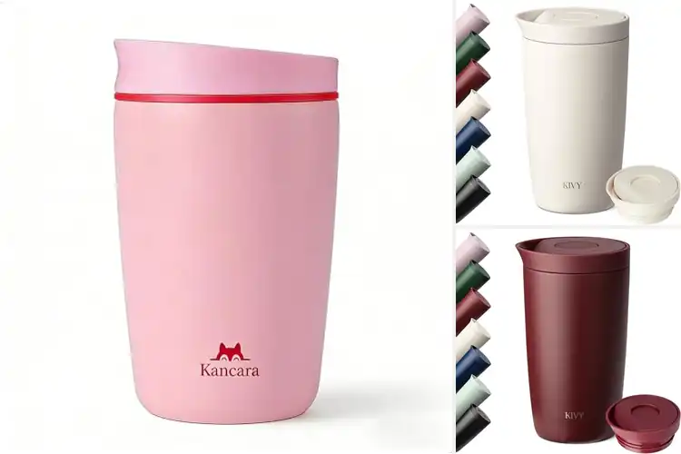 Detailed view of Best 12 Ounce Compact Coffee Tumbler For On The Go