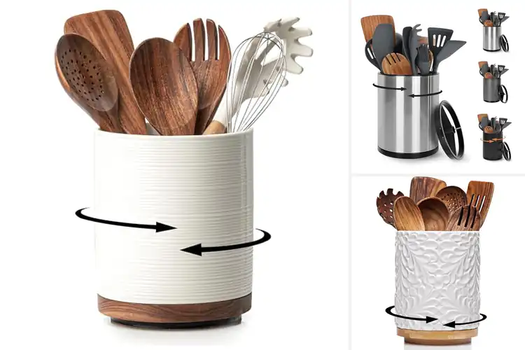 Detailed view of Best 360° Rotating Utensil Bases