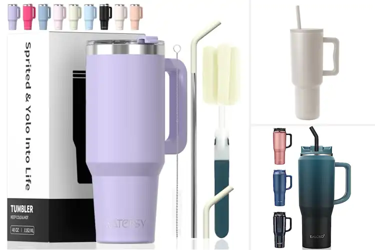 Detailed view of Best 40 Oz Water Bottle With Handle