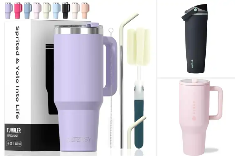 Detailed view of Best 40 Oz Water Bottles With Handle