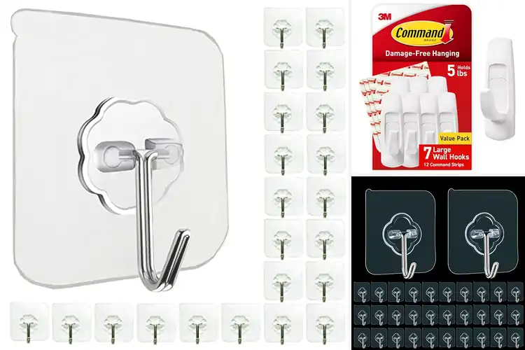 Detailed view of Best Adhesive Wall Hooks