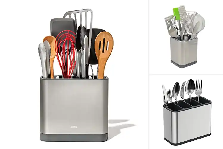 Detailed view of Best Anti-Fingerprint Utensil Holders