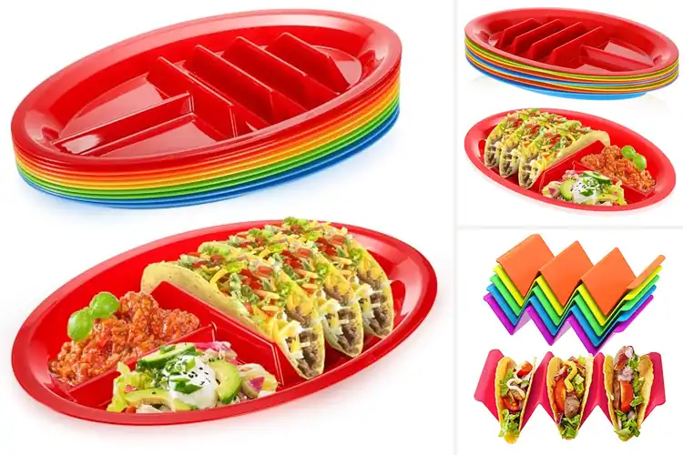 Detailed view of 10 Best BPA Free Taco Trays for Easy, Mess-Free Meals