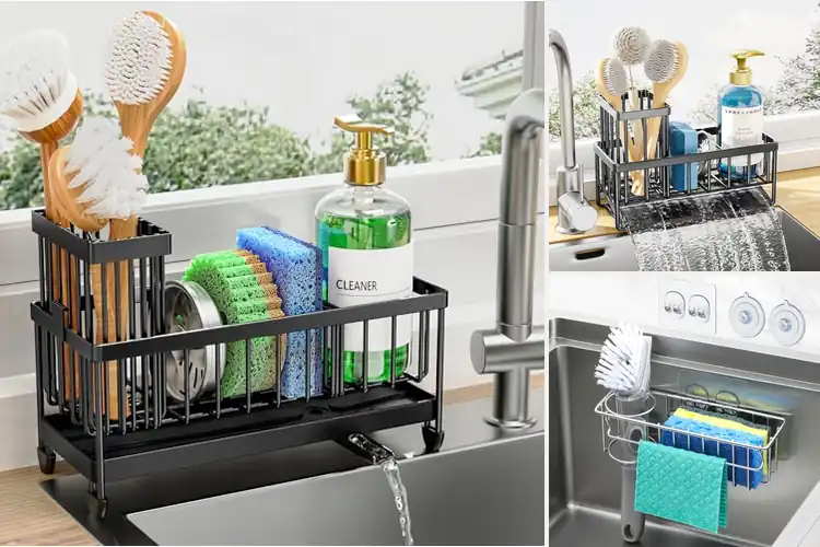 Detailed view of Best Brush Holder For Kitchen Sink : Tidy Up