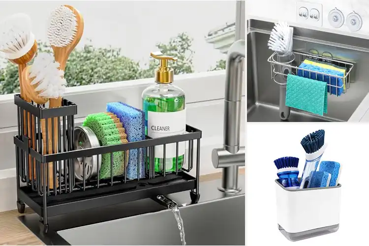 Detailed view of Best Brush Holder For Kitchen Sponges And Brushes