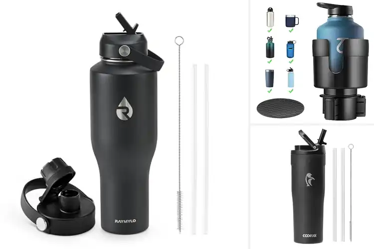 Detailed view of 10 Best Car Cup Holder Water Bottles – Hydrate on the Go