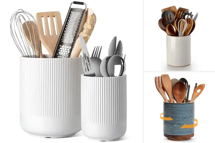 Detailed view of Best Ceramic Utensil Holders