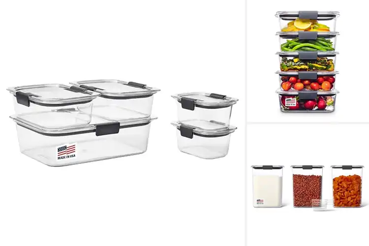 Detailed view of Best Crystal-Clear Tritan Food Storage Sets