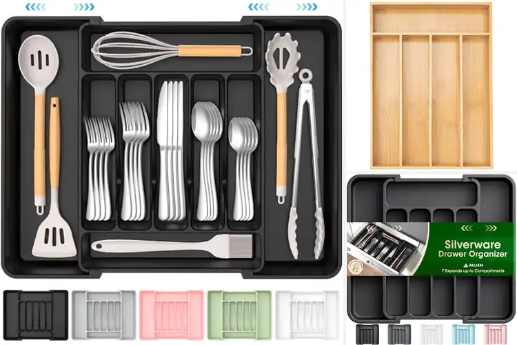 Detailed view of 10 Best Cutlery Trays: Keep Drawers Tidy & Save Time