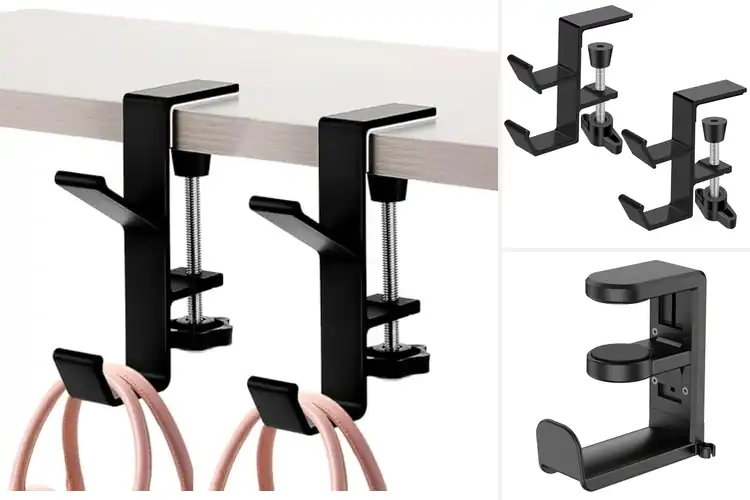 Detailed view of Best Desk Hooks: Top 10 Picks for a Clutter-Free Workspace
