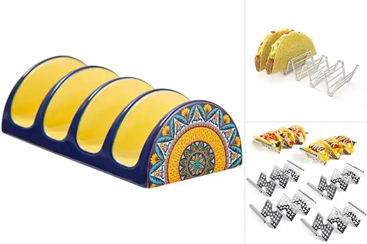 Detailed view of 10 Best Dishwasher Safe Taco Stands for Easy Cleanup