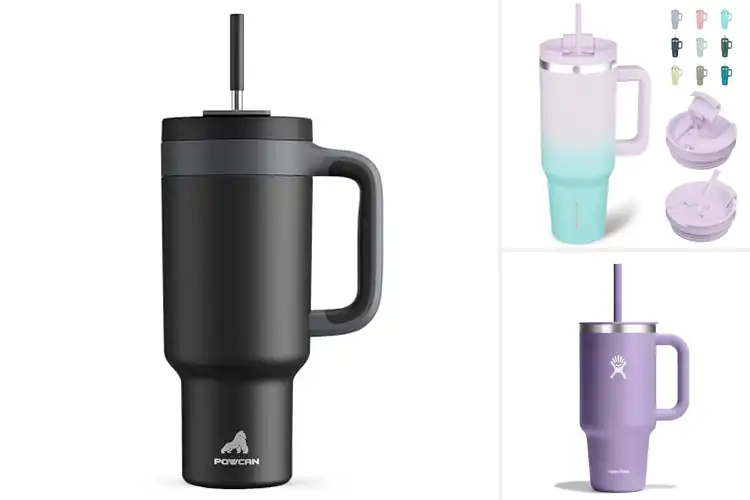 Detailed view of Best Dishwasher Safe Tumbler With Handle