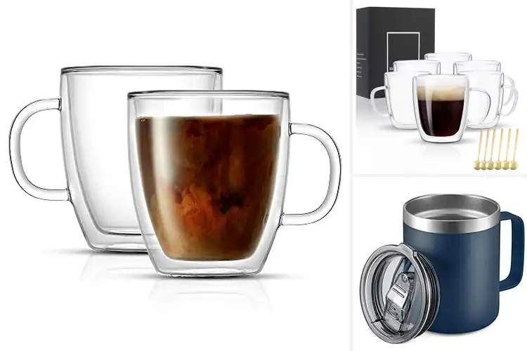 Detailed view of Best Double Wall Insulated Coffee Cups