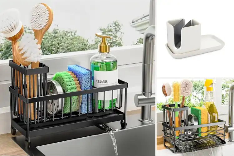 Detailed view of Best Easy To Clean Kitchen Sink Caddy