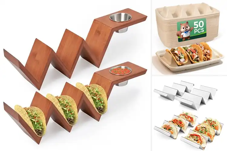 Detailed view of 10 Best Eco-Friendly Taco Holders for Easy Serving