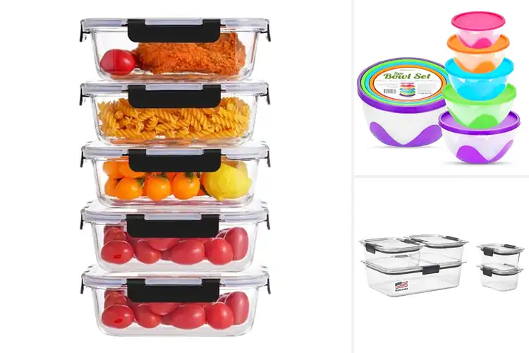 Detailed view of Best Five-Piece Set With Lids