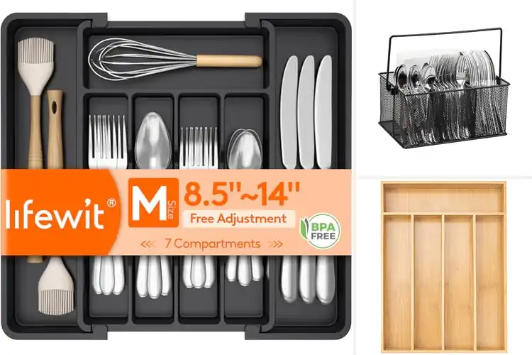 Detailed view of Best Flatware Holders: Top 10 Picks for a Clutter-Free Space
