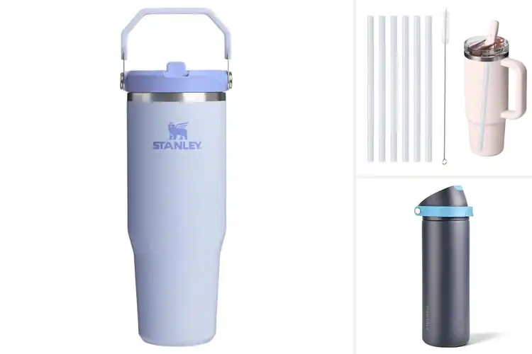 Detailed view of Best Flip Straw Hydration