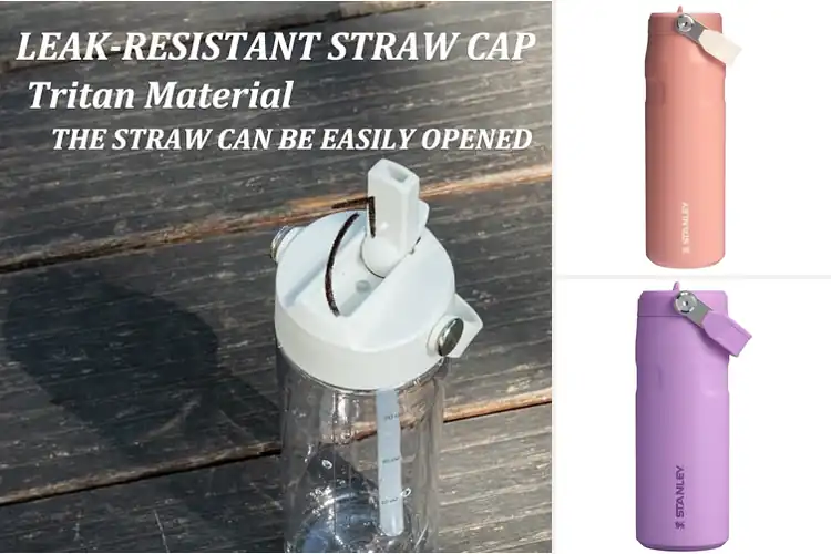 Detailed view of Best Flip Straw Travel Bottle