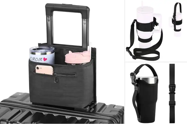 Detailed view of Best For Travel Cup Holder Tumblers: Spill-Free Adventures