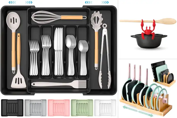 Detailed view of Best Gift For Home Cooks Kitchen Organizer