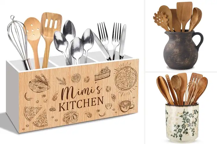Detailed view of Best Gift Kitchen Utensil Holders