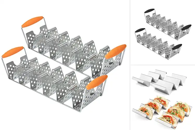 Detailed view of 10 Best Griddle Taco Racks for Perfectly Upright, Mess-Free Tacos
