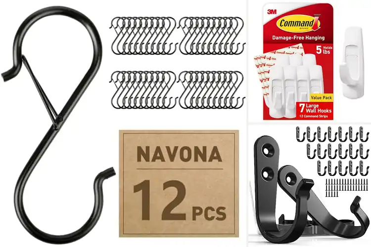 Detailed view of Best Hanging Hooks: Top 10 Picks for Easy Space Organization