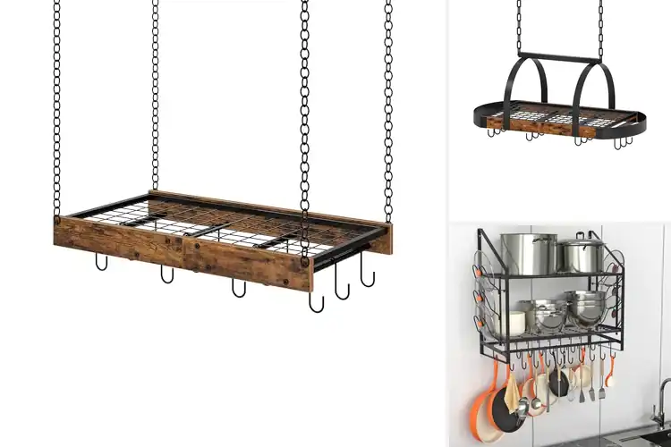 Detailed view of Best Kitchen Hanging Racks