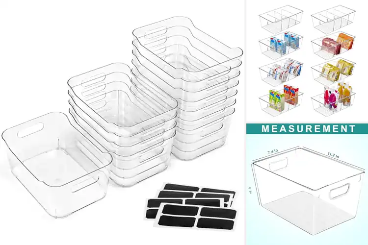Detailed view of 10 Best Kitchen Pantry Organizer Bins for a Tidy Pantry