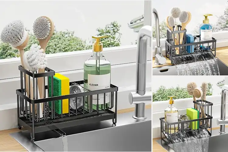Detailed view of 10 Best Kitchen Sink Caddies for a Tidy, Stylish Space