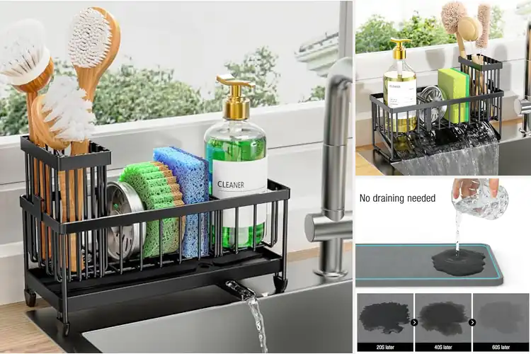 Detailed view of Best Kitchen Sink Caddy Organizer