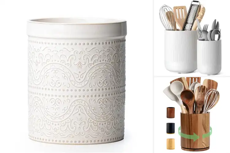 Detailed view of Best Kitchen Utensil Crocks