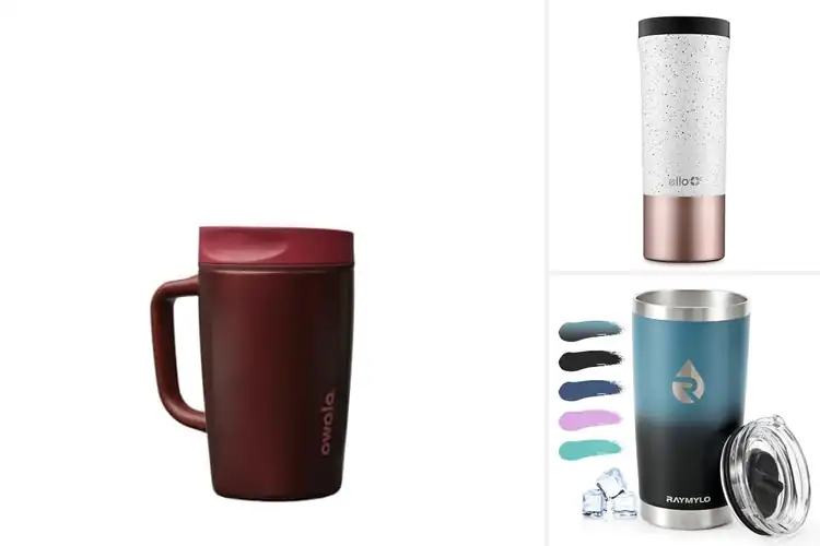 Detailed view of Best Leak Proof Coffee Mug With Slider Spout