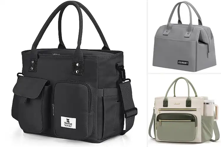 Detailed view of Best Leakproof Lunch Bag With Wide Opening Zippers