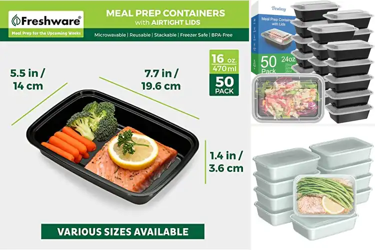 Detailed view of 10 Best Meal Prep Storage Containers: Fresh & Spill-Proof