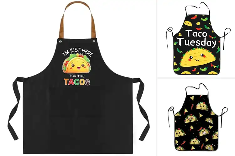 Detailed view of 10 Best Mexican Taco Aprons for Fun, Clean Cooking