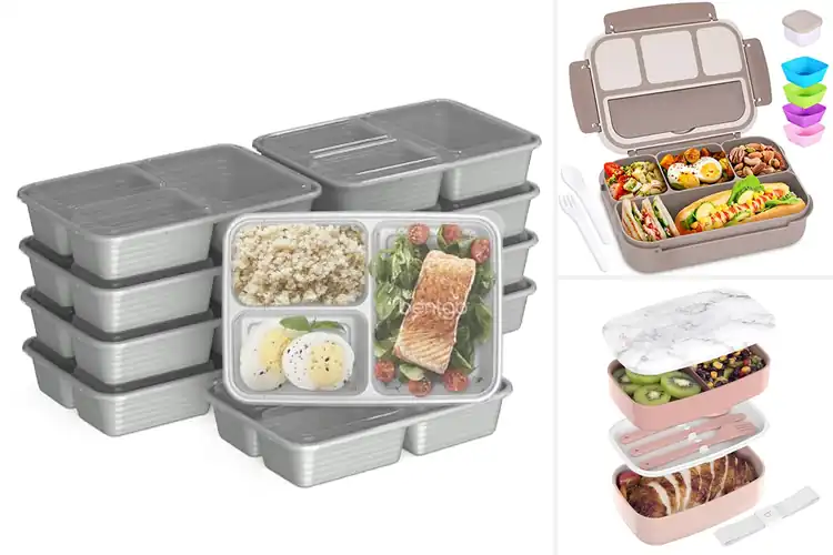 Detailed view of 10 Best Microwave Safe Bento Boxes for Crispy Salads