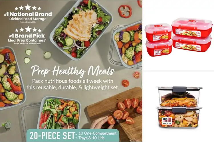 Detailed view of Best Microwave Safe Lids Containers