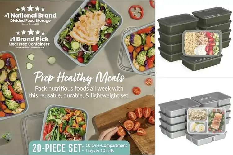 Detailed view of Best Microwave-Safe Meal Prep Containers