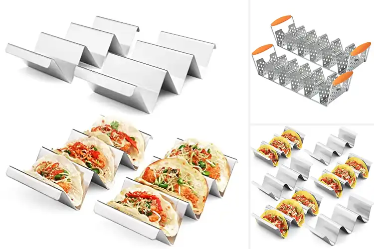 Detailed view of 10 Best Multi-Functional Taco Racks for Perfect Serving
