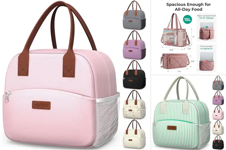 Detailed view of 10 Best Multi Pocket Lunch Bag With Front Pocket: Pack with Ease