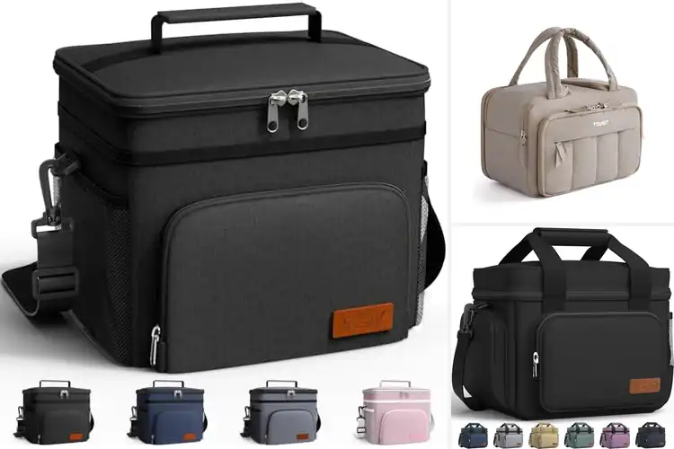 Detailed view of 10 Best Multi Pocket Lunch Bags That Keep Food Organized