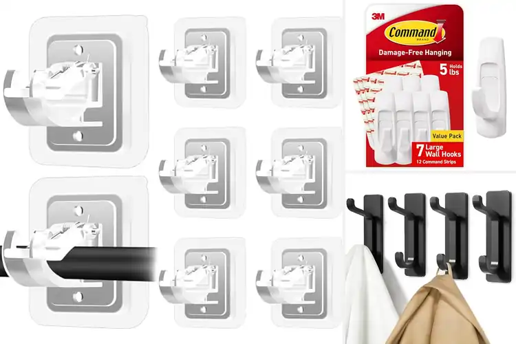 Detailed view of Best No Drill Hooks: Damage-Free, Strong & Stylish Solutions