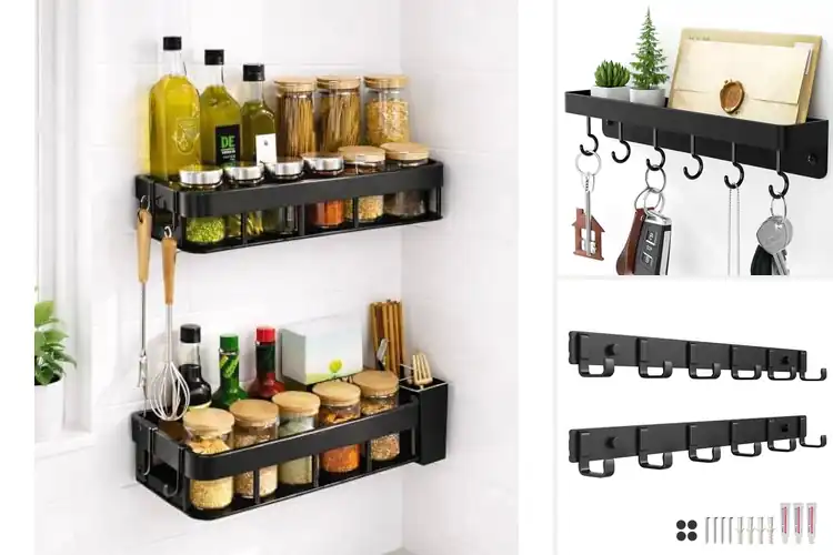 Detailed view of Best No-Drill Wall Mount Racks