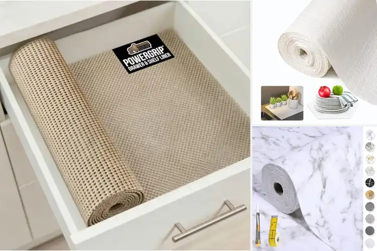 Detailed view of Best Non Adhesive Shelf Liners