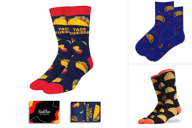 Detailed view of 10 Best Novelty Taco Socks to Brighten Your Day
