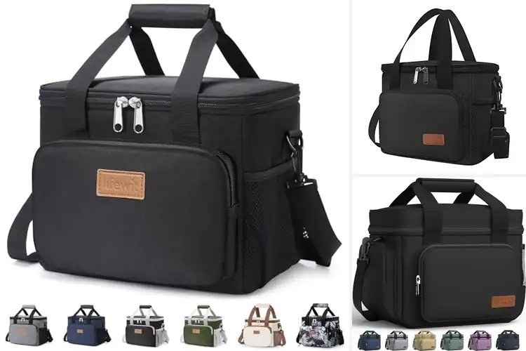 Detailed view of Best Office And Picnic Friendly Insulated Lunch Bag