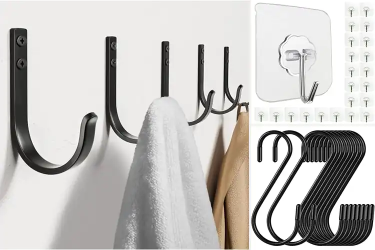 Detailed view of Best Outdoor Hooks: Durable, Rust-Resistant & Space-Saving
