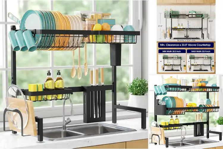 Detailed view of Best Over The Sink Dish Racks